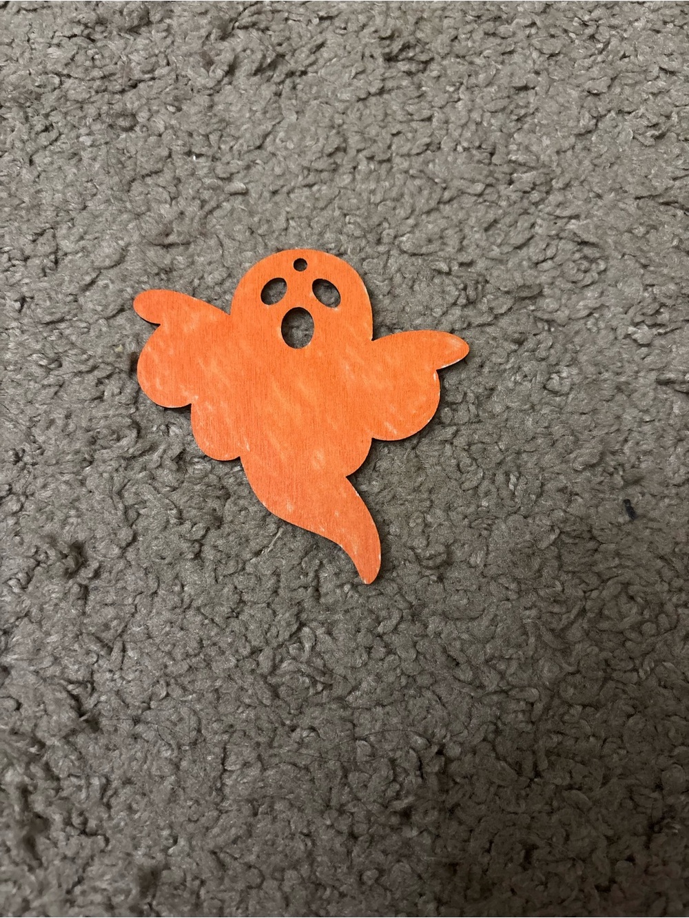 Orange Ghost Holiday Hanging Decor - Brand Unspecified